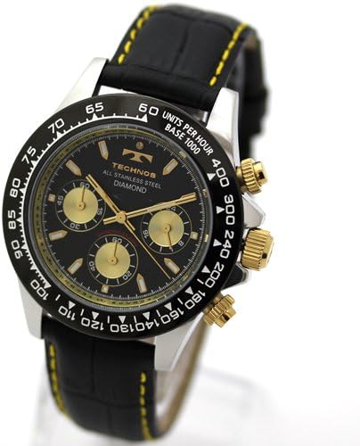 Amazon テクノス スイス 腕時計 Diamond スポーツ クロノグラフ メンズ メンズ腕時計 腕時計 通販