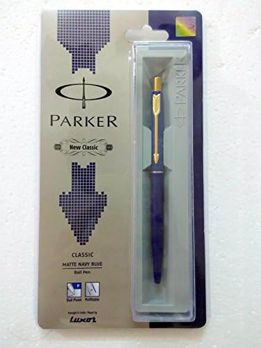 Parker Classic Matte Navy Blue GT Ball Pen Ballpoint Pen - New Sealed Blue ink