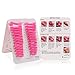 Nail Polish Stencil Flexible Plastic Which Protect The Nail Polish From Leakage And Can Be Reuseable(26pcs with 10 sizes)(2 box)