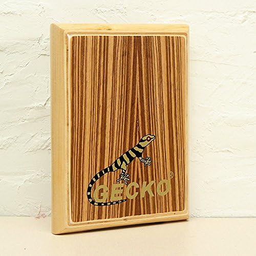 Gecko Percussion PAD-2 Zebra Wood Cajon Drum with Bag