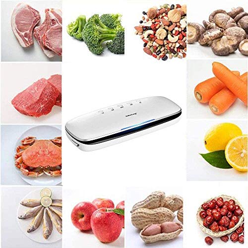 LKNJLL Vakuumierer, Automatische Lebensmittel Sealer Maschine for Lebensmittel Savers | Starter Kit | LED-Anzeigelampen… – Bild 6