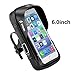 MIGHTYDUTY Bicycle Mobile Phone Bracket Bag Touch Screen Waterproof Bag Mountain Bike GPS Shell Bicycle Handlebar Pocket, 19.4 12.5 7MMthumb 1