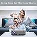 Projector, Hompow 2019 Upgraded Native 1080P Video Projector 5000Lux 80,000 Hours Led for PPT Business Presentations Home Theater Compatible with TV Stick/HDMI/VGA/USB/TV Box/Laptop/DVD/PS4thumb 1