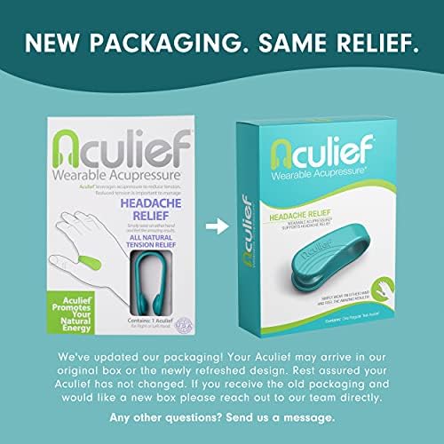 Aculief Award Winning Natural Headache Migraine Tension Relief Wearable Supporting Acupressure Relaxation Stress Alleviation Soothing Muscle Pain Simple Effective 1 Pack Teal Regular Amazon Co Uk Health Personal Care