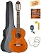 Yamaha CGS102A 1/2-Size Classical Guitar Bundle with Gig Bag, Tuner, Strings, String Winder, Austin Bazaar Instructional DVD, and Polishing Cloth