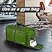 Gonex 60L Packable Travel Duffle Bag Foldable Duffel Bags for Luggage Gym Sports Camping Travelling Cycling Storage Shopping Water & Tear Resistant Green