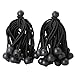 Joneaz Ball Bungee 4 Inch Black Tie Down Cord 0.8 Inch Ball, 50-Piece, UV Resistant primary