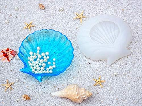 Amazon Co Jp ミルティクラフト 貝 シェル 器 皿 マリン 夏 海 トレイ シリコンモールド インアリウム アロマ ストーン アロマ レジン クリアリウム 型 E 032 ホビー 通販
