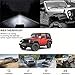 4 Inch LED Pods, BUNKER INDUST 120W LED Work Light Triple Row LED Light Bar CREE Off road Driving Lights Waterproof Spot Flood Combo Fog Lights for Truck Jeep Boat UTV ATV Marine