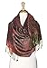 PASKMLNA Reversible Paisley Pashmina Shawl Wrap Elegant Colors (023-23Olive)