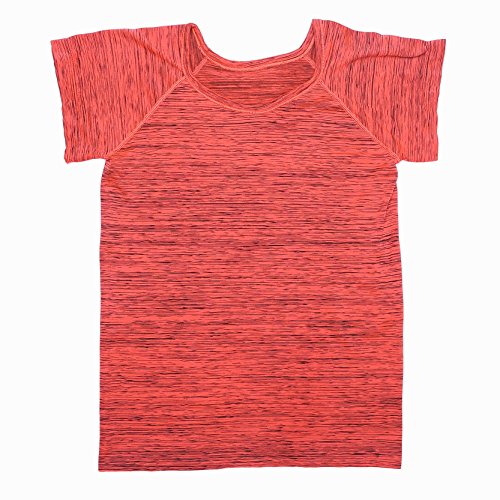 image for AiTrip Activewear Shirt Women, Sleeve Round Neck Workout T-shirt, Mois