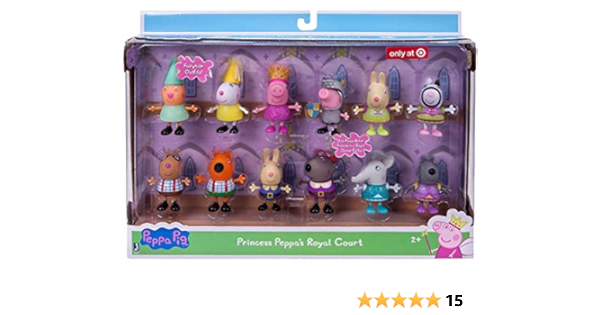peppa pig royal court 10pk