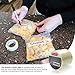 XFasten Write-on Freezer Tape, 3/4-Inch by 15-Yard, 3-Pack, Butchers Freeze Paper Tape for Fridge Food Container and Storage, Removable