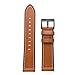 Balerion 20mm Qiuck Release Genuine Leather Strap Watch Band for Gear Sport,Skgen Falster Smartwatch,Nkia Steel HR 40MM Version-Brown