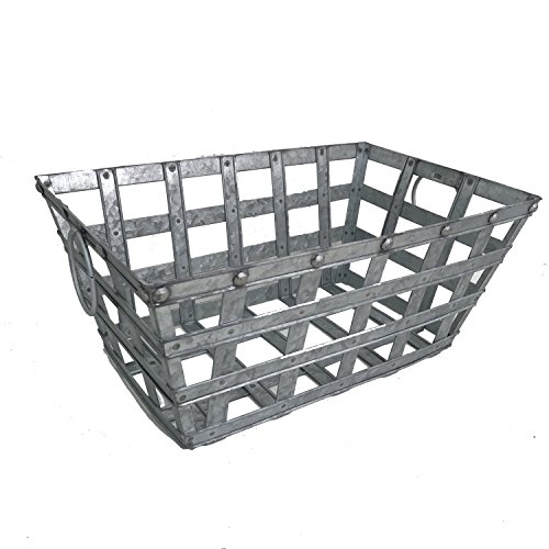 Galvanized Metal Wire Basket Set of 3 Rustic Country Farmhouse Blog
