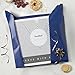 VonShef Natural Slate Cheese Tapas Serving Tray with Brushed Gold Handles, 12 Inches x 13.8 Inches