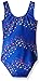 Danskin Big Girls' Gymnastics Leotard, Royal Star, Intermediate (6X-7)