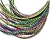 Hair Feathers Kit, 20 Long Feather Extensions with beads and loop tool, 100% Real Grizzly Rooster Feather Accessories, Bright Colors, ALL GRIZZ