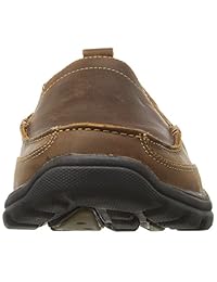 Skechers USA Zapatos tipo alpargata con suela viscoelástica de ajuste relajado para hombres