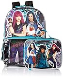 Disney Girls' Descendants Backpack with Lunch Window Pocket, Blue
