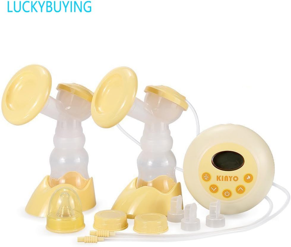 Electric Breast Pump Double-Core Electric Double Breast Feeding Pumps Milk Suction 9-Grade Adjustment Milkpump XRQ-05 LUCKYBUYING