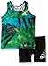 adidas Baby Girls' Top and Short Set, Tropical Dot Print, 12 Months