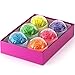 Office+Style 6 Colored Rubber Band Balls with Close-Lid Storage Cases, 270 Pieces