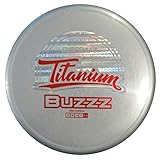 Discraft Titanium Golf Disc, Nate Doss Buzzz Mid-Range Driver, 174-178gm, Assorted colors