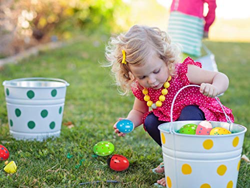 Geefuun 14 Pack Easter Wooden Eggs Shakers Decorations Percussion Musical Maracas Craft for Kids/Toddlers Hunt Game Gifts Basket Stuffers Fillers Decor