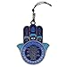 TALISMAN4U Blue Enamel Good Luck Hamsa Hand Home Blessing Wall Hanging Decor Evil Eye Protection Amulet (English Blessing)