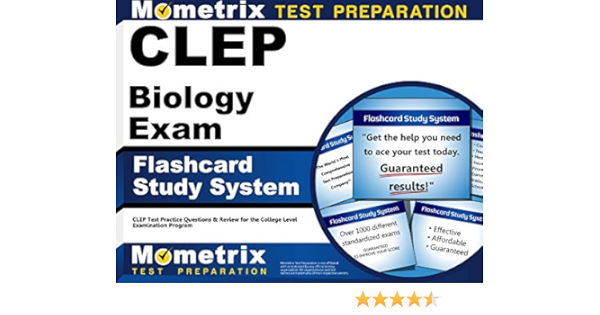 Clep Biology Exam Flashcard Study System Clep Test Practice Questions Review For The College Level Examination Program Cards Clep Exam Secrets Test Prep Team 9781609713683 Amazon Com Books