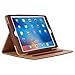 iPad Air 2 Case, YEONPHOM Ultra Slim Light Weight Sleep Awake Smart Leather Stand Folio Case Cover with Multiple Viewing Angles, Document Card Pocket for Apple iPad Air 2 (iPad 6) - Brown