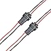 MUYI Fog Light Connector, 2 Sets H11 H9 H8 880 881 Adapter Female and Male Connector Pigtail Socket Wiring Harness for Headlight Fog Light