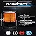 LED Strobe Light, Dinfu Amber Warning Lights Super Bright,Emergency Warning Flash Beacon Light with 12V Cigarette Lighter Plug with Magnetic Base for Truck Vehicle School Bus (Wireless Light)thumb 1