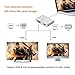 MONODEAL USB C to HDMI/VGA Adapter, 2 in 1 USB 3.1 Type C to VGA/HDMI Adapter 4K UHD, Support HDMI VGA Simultaneously, Male to Female Multi-Display Video Converter