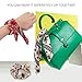 Cubaco 4 Pcs Hair Scarf Hair Scrunchies Bowknot Chiffon Floral Scrunchie Hair Ties 2 in 1 Vintage Elastic Hair Bands Ponytail Holder Scrunchy Ties Accessories for Women