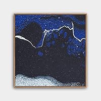 Framed Canvas Wall Art Abstract Canvas Prints Home Artwork Decoration for Living Room,Bedroom - 16x16 inches