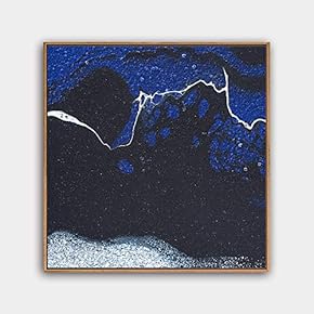 Framed Canvas Wall Art Abstract Canvas Prints Home Artwork Decoration for Living Room,Bedroom - 16x16 inches