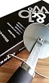 Premium Pizza Cutter Wheel - Soft Grip Handle - Razor Sharp Stainless Steel Slicer Blade