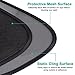 Toplus Car Window Shades for Side and Rear Window, 3PCS Car Sun Shades for Baby Child Kids - 80 GSM 20