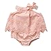 Colorful Childhood Newborn Baby Romper Girls Jumpsuit Infant Bodysuit Tutu Lace Dress Clothes Outfit Pink Size 6-12 Months