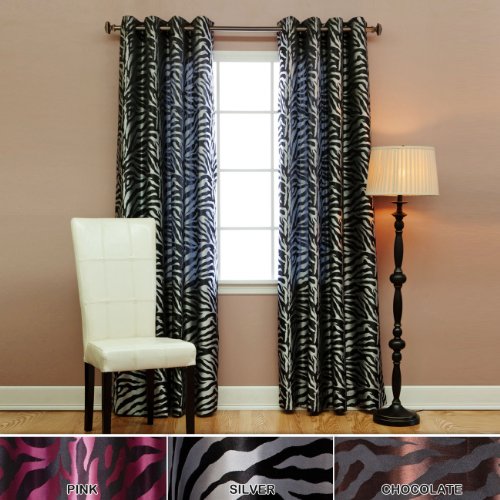 Best Home Fashion Room Darkening Zebra Jacquard Print 