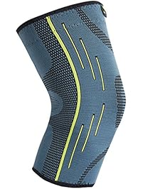 Alvada Knee Sleeve Compression Knee Brace Support Ideal for Sports Joint Pain & Arthritis Relief L