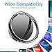 Phone Finger Ring Holder, ICEYA Finger Ring Holder 360°Rotation and 180°Flip Magnetic Phone Ring Compatible Most of Smartphones