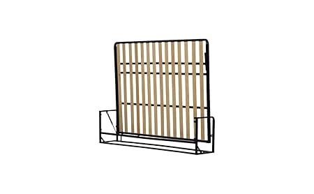 WANDBETT (Quer) King Size 160x200 (Klappbett, Schrankbett, Gästebett