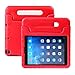 NEWSTYLE iPad 9.7 inch 2017 / 2018 Kids Case Shockproof Stand Cover with Built-in Handle for Children for Apple New iPad 9.7-inch (Red)
