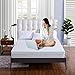 Comfort & Relax 2 Inch Gel-Infused Memory Foam Mattress Topper, Plush Cover, AirCell-Tech, Twin XL