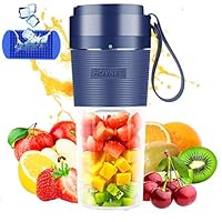 HOVNEE 350ml Portable Blender Cordless Mini Personal Blender Small Smoothie Blender USB Fruit Juicer Mixer