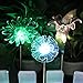 SAPPYWOON Outdoor Solar Flower Garden Lights- 3pcs LED Multi-Color Solar Garden Stake Lights for Garden, Patio, Backyard (Lily,Dandelion,Sunflower)