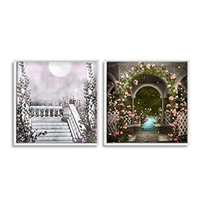 Framed Dreamscape Home Artwork for Living Room Bedroom x2 Panels